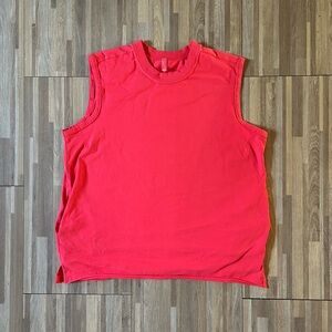 FP Movement by Free People Hot Shot Micro Tank Bright Coral Pink Size XS/TP